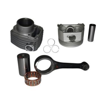 Imagem de Kit Cilindro Mahle Metal Leve+Kit Biela Honda Cg Titan 160 2015 a 2022