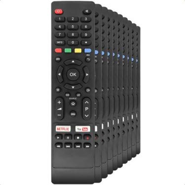 Imagem de Kit 10 Controle Remoto Compatível Com Smart Tv PTV28G50SN - LinkSky