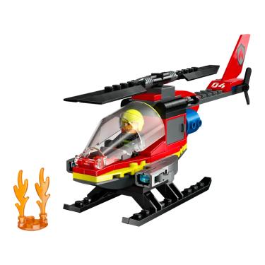 Imagem de Blocos de Montar - Helicoptero de Resgate dos Bombeiros LEGO DO BRASIL