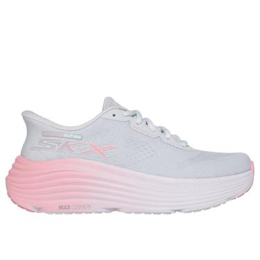 Imagem de Skechers Tênis feminino Max Cushion Endeavour Hallandale Hands Free Slip-ins, Cinza/rosa, 36
