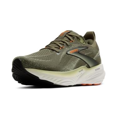 Imagem de Brooks Tênis de corrida masculino Glycerin 22 Neutral, Oliva/chá/laranja, 45