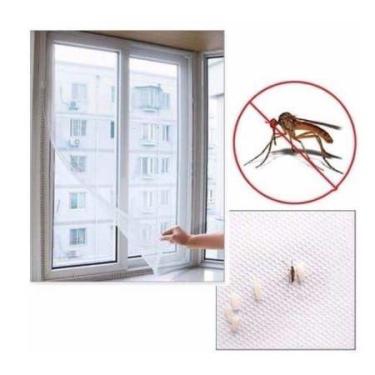 Imagem de Tela Mosquiteira Janela Anti-inseto Mosquito Pernilongo 130x150 e Fita
