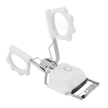 Imagem de Zhjvihx Caminhão de Cílios Aquecidos, Cachos Duradouros 2 Modos 2 Modos Aquecimento Portátil Ferramenta de Curling Curler de Cílios Anti -queimadura para Uso (Branco)