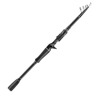 Imagem de Varas de pesca antiderrapante portátil vara de pesca marítima 1,8 m 2,1 m 2,4 m 2,7 m vara de pesca telescópica viagem girando casting acessórios de pesca