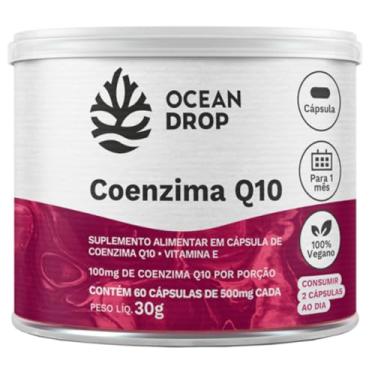 Imagem de Coenzima Q10 + Vitamina E (60 cápsulas 700mg) - Ocean Drop