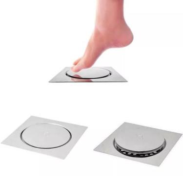 Imagem de Ralo Click Inteligente Lorben para Banheiro 15cm Aço Inox - GT6253-15