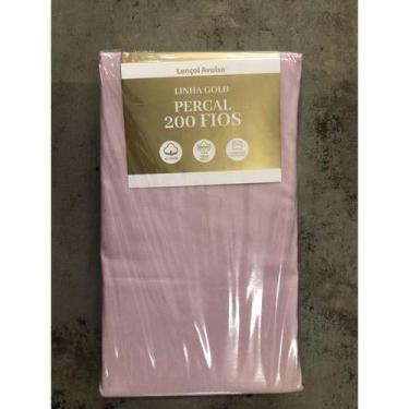 Imagem de Jogo de Lençol Casal Queen 100% Algodão 200 Fios - Malular, Rosa