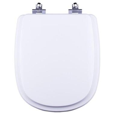 Imagem de Tampa De Vaso Sanitario Com Amortecedor Sabatini Branco Para Bacia Ica