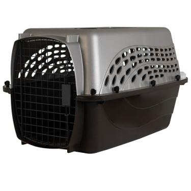 Imagem de Petmate Canil pequeno de duas portas e canil para gatos (carregamento superior ou frontal para transporte de animais de estimação, feito com materiais reciclados, 61 cm de comprimento) para animais de estimação de até 6,8 kg, feito nos EUA
