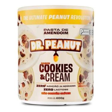 Imagem de Suplemento Dr. Peanut sabor cookies & cream 600g Pasta, Cookies & Crea