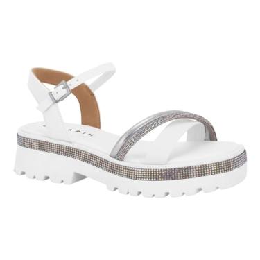 Imagem de Papete Sandalia Ramarim 2338204 Plataforma Brilho Tratorada Feminino