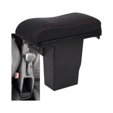 Imagem de Caixa De Apoio Para Braço Peugeot 2008 2012-2018 Com Armazenamento E C