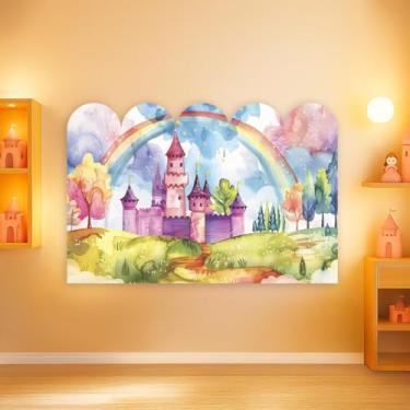 Imagem de Cabeceira De Cama Decorativa Infantil Menina Tema Castelo (CabCerq-0041)