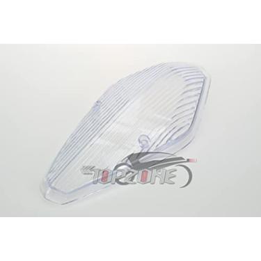 Imagem de TOPZONE Compatível/substituição para Honda VTX1300S, VTX 1300R, VTX1300T; lanterna traseira de freio da lâmpada traseira (1. lente traseira apenas, lente transparente)