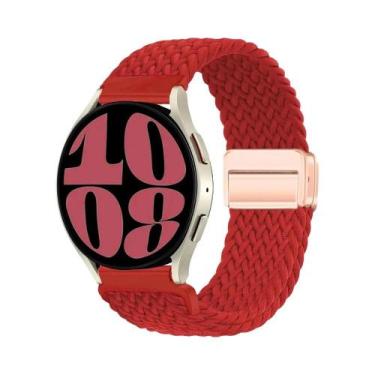 Imagem de Pulseira De Nylon Trançada Solo Loop Para Samsung Galaxy Watch 7 6 5 4