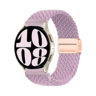 Imagem de Pulseira De Nylon Trançada Solo Loop Para Samsung Galaxy Watch 7 6 5 4
