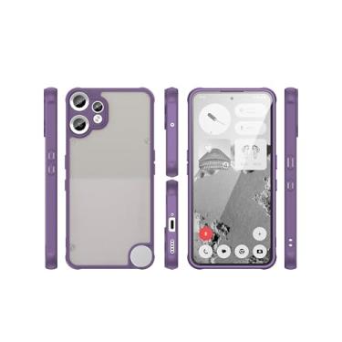 Imagem de Kukoufey Capa compatível com Nothing CMF Phone 2 Pro, compatível com Nothing CMF Phone 2 Pro 5G A001 capa protetora de celular antiqueda e absorção de choque roxa