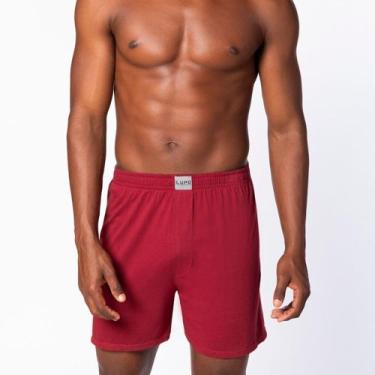 Imagem de Cueca Lupo Samba Canção de Malha 18611-001, Marsala, GG