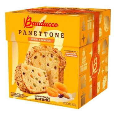 Imagem de Panettone Frutas e Damasco Bauducco  500g