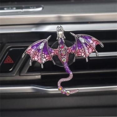 Imagem de Clip Aromatizador De Ar Para Carro Pequeno Dragão Perfume Aromatizante