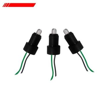 Imagem de Kit com 03 leds verde para manômetros cronomac