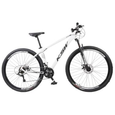 Imagem de Bicicleta Aro 29 KSW 21v Freio A Disco Câmbios Shimano - Branco 21