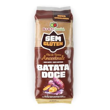 Imagem de Pão de Forma Batata Doce Sem Glúten, Sem Lactose, Sem Leite, Grani Amici 420g