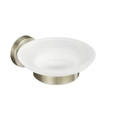 Imagem de Barra de toalha de aço inoxidável níquel escovado, acessórios de banheiro de parede, saboneteira, suporte para toalha de mão, capa para caixa de papel higiênico, saboneteira