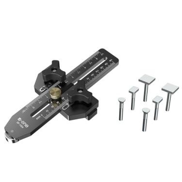 Imagem de Guia de gabarito de serra de mesa de rasgo fino, fazendo cortes repetitivos e estreitos de tiras finas, guia de rasgo fino e rápido para serra de mesa, roteador de serra de fita, mesa serve para slot