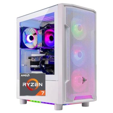 Imagem de Skytech Archangel Gaming PC Desktop, Ryzen 7 5700 3,7 GHz (4.6GHz Turbo Boost), AMD RX 6600 8GB GDDR6, 1TB SSD, 16GB DDR4 RAM 3200, 650W Gold PSU, Wi-Fi, Win 11 Home