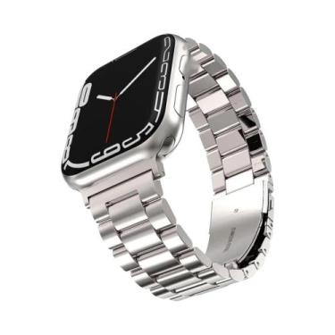 Imagem de Pulseira De Aço Inoxidável De 46mm 49mm Para Apple Watch Ultra, Bracel