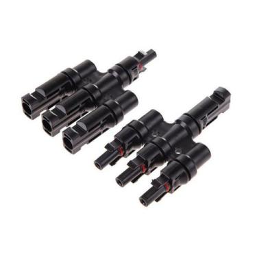 Imagem de Conector MC4 Snetec T3 3x1 Vias 30A 1000V Painel Solar