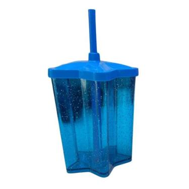 Imagem de Copo Estrela Lembrancinha 300ML Acrilico Festa Aniversário - Crgfestas