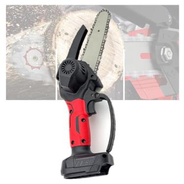 Imagem de Mini Motosserra Sem Fio,Bateria Pequena,Motosserra EléTrica PortáTil De 6 Polegadas Com 2 Baterias E Carregador,Motor Sem Escova Com Velocidade AjustáVel