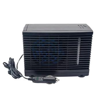 Imagem de YOMTOVM Ar condicionado de carro portátil de 12 V, painel universal AC ventilador de refrigeração para carro sopra ar frio com plugue de isqueiro apto para veículos, caminhão, trailer, SUV, barco