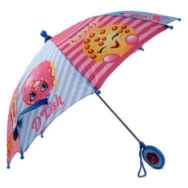 Imagem de Shopkins Acessório de guarda-chuva de personagem sortido para meninas, azul/rosa, idade 3-7, Azul/rosa, Age 3-7