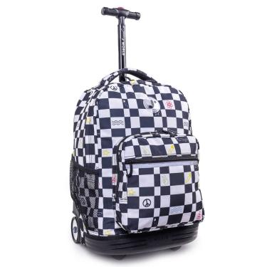 Imagem de Mochila com rodinhas J World Sunrise 18 para escola e viagens