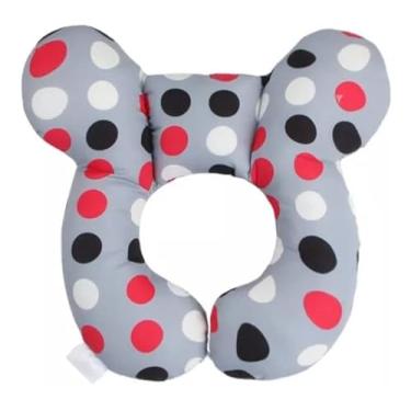 Imagem de Protetor De Pescoço Infantil Bebê Dormir Carro Carrinho (Bolinha)