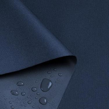 Imagem de Tecido de lona marinha à prova d'água da The Yard 147.3 cm W 600D PVC Backing resistente à água Cordura tecido de poliéster material de estofamento para exterior interior marinho tenda toldo barco DIY