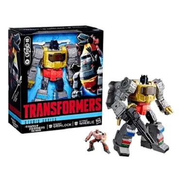 Imagem de Transformers The Movie Studio Series - Classe Leader Grimlock e Autobot Wheelie - Hasbro