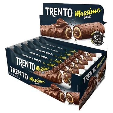 Imagem de Caixa Chocolate Trento Massimo Dark 55% Cacau 15 Unidades