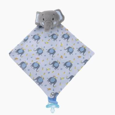 Imagem de Naninha Para Bebê Bichinho Pelúcia com Prendedor de Chupeta - Kolim En