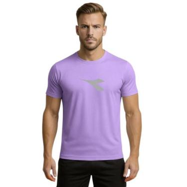 Imagem de Camiseta Diadora Big Logo Masculina - Lilás GG, Lilás, GG