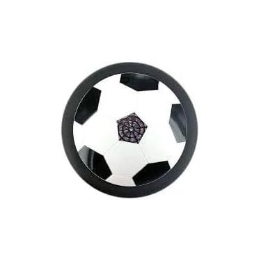Imagem de Bola Flutuante com Luz Flat Ball Disco Flutuante Futebol Air Power Hoverball Resistente E Divertida Para Brincar Dentro De Casa e Apartamento Bate Volta Air Soccer Proteção Em Borracha
