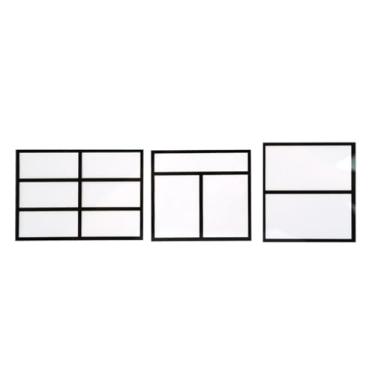 Imagem de UGPLM Miniatura de janela, materiais de construção, decoração para casa, materiais de layout de construção faça você mesmo, kit de modelo de diorama para, Style B