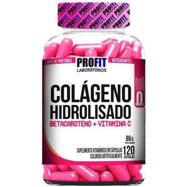 Imagem de Colageno Hidrolisado Com Betacaroteno - 150 Cáps - Profit