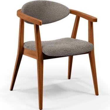 Imagem de Poltrona Cecília Bouclê Bege - LYAM DECOR