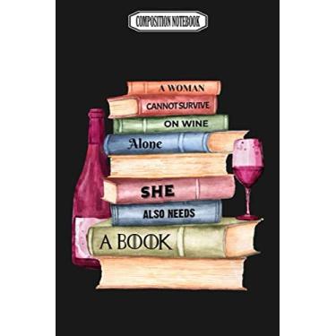 Imagem de Composition Notebook: Watercolor Book Readers Wine Lovers Design for Women Memory Best Club Examination Bonsai Accessories Coloring Book Notebook Journal Notebook Blank Lined Ruled 6x9 100 Pages