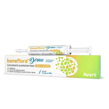 Imagem de Avert Beneflora Derme  Suplemento Alimentar para Cães e Gatos  30g