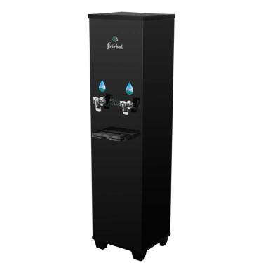 Imagem de Purificador Coluna 25L 2 Torneiras Ra25 Office Black Com Filtro 220V - Frisbel